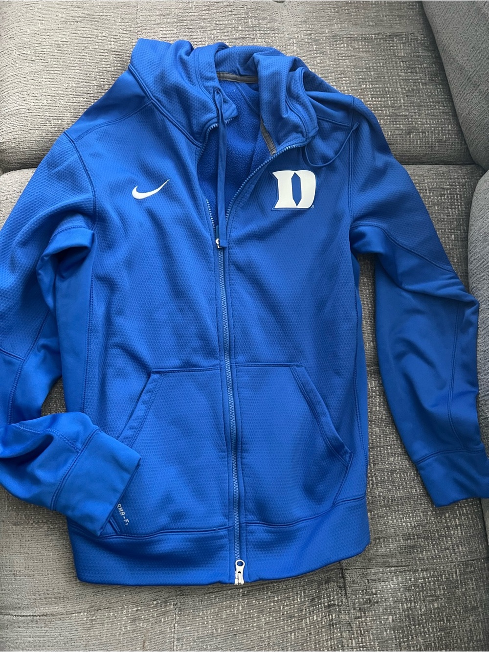 Nike Royal Blue Duke D Full-Zip Hooded Jacket